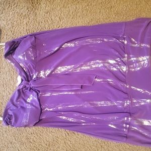 Purple tube top size 2x